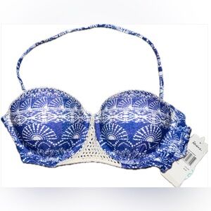 Raisins "Escape Bandeau" Bikini Top size Medium new with tags